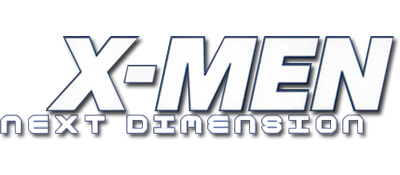 X-men Next Dimension title screen for Playstation 2